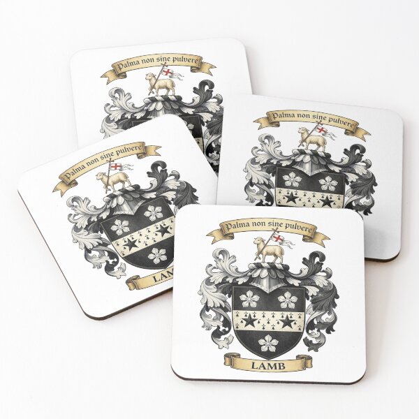 Item preview, The Lamb Family Coat of Arms designed and sold by BagTown Clans.