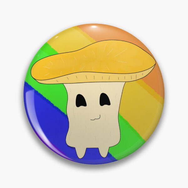 Item preview, Yellow Mushy Pal Rainbow Background designed and sold by KozysCreations.