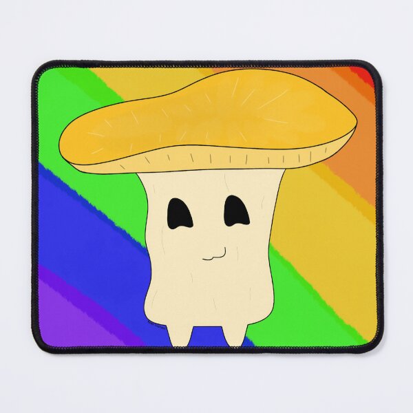 Item preview, Yellow Mushy Pal Rainbow Background designed and sold by KozysCreations.