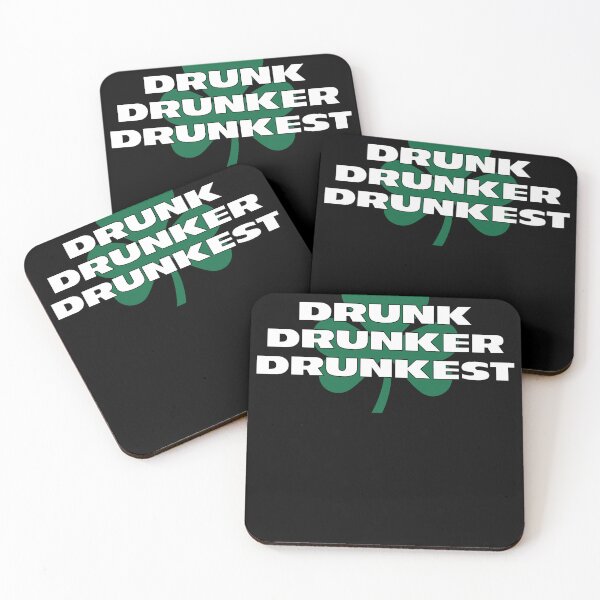 Item preview, Shamrock Drunk Drunker Drunkest St Patrick Day  designed and sold by raewaelchi.