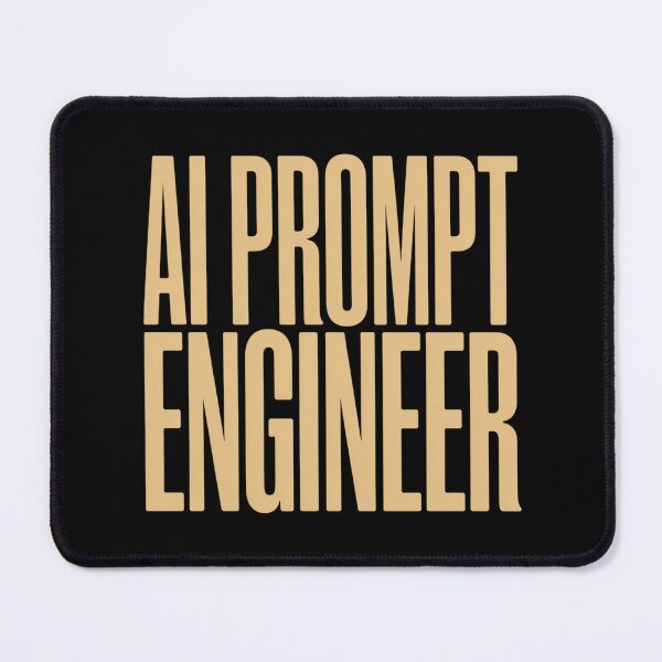 Item preview, AI Prompt Engineer Typographic Evergreen Design designed and sold by Peter Stawicki.