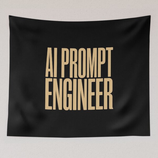 Item preview, AI Prompt Engineer Typographic Evergreen Design designed and sold by Peter Stawicki.