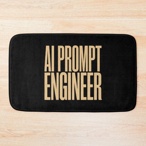 Item preview, AI Prompt Engineer Typographic Evergreen Design designed and sold by Peter Stawicki.