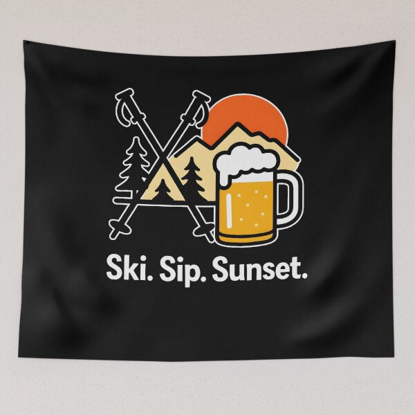 Item preview, Ski Sip Sunset designed and sold by raewaelchi.