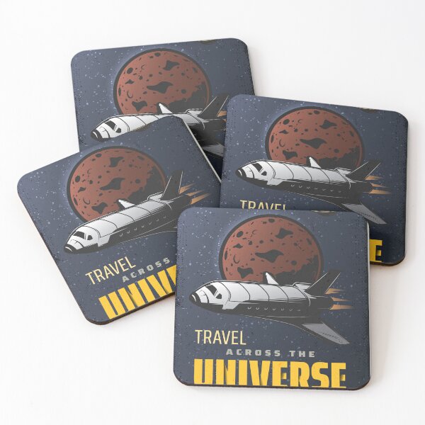 Item preview, Retro Space Travel Poster - "To Space And Beyond" Travel Across The Universe   designed and sold by Hipatye26.
