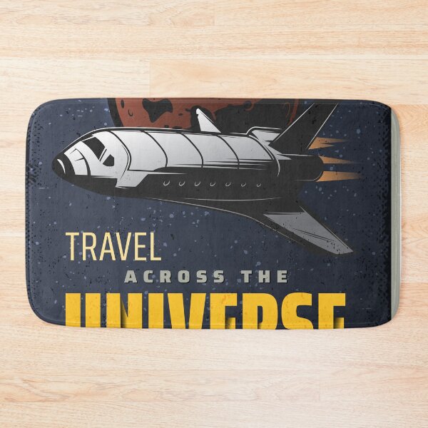 Item preview, Retro Space Travel Poster - "To Space And Beyond" Travel Across The Universe   designed and sold by Hipatye26.
