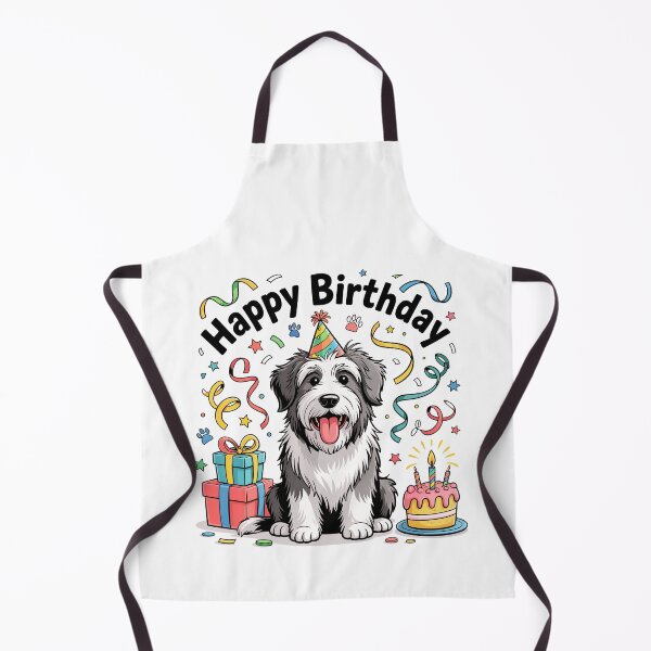 Item preview, Bearded Collie Birthday designed and sold by TheAnimalZ00.