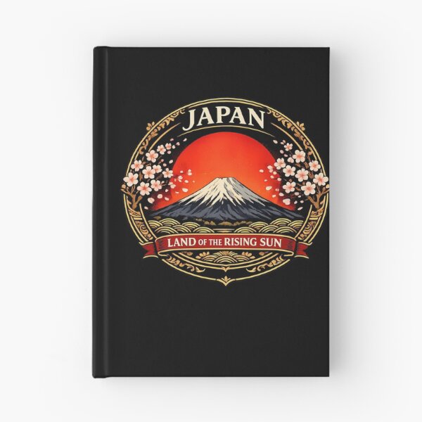 Item preview, Japan Mount Fuji Sakura – Land of the Rising Sun Vintage Travel Emblem T-Shirt designed and sold by Culture Atlas .