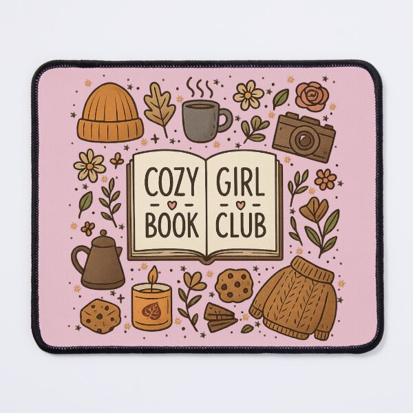 Item preview, Cozy Girl Book Club!! - Cozy Girl Book Club - Book Girl Club - Book-Loving Girl designed and sold by SoffyLee586.