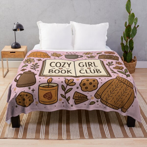 Item preview, Cozy Girl Book Club!! - Cozy Girl Book Club - Book Girl Club - Book-Loving Girl designed and sold by SoffyLee586.