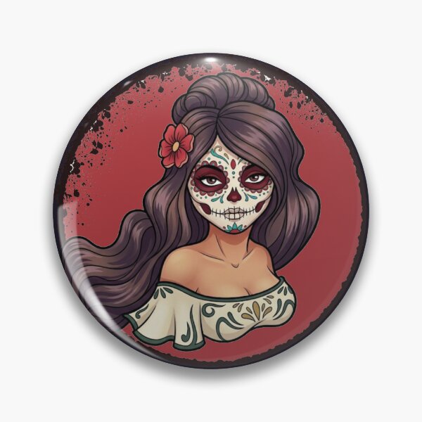 Item preview, Sugar Skull Señorita: Day of the Dead Portrait designed and sold by KabronX.