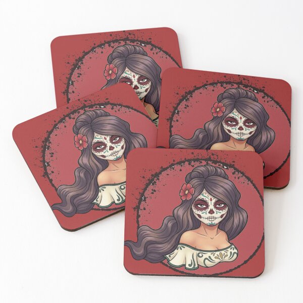 Item preview, Sugar Skull Señorita: Day of the Dead Portrait designed and sold by KabronX.