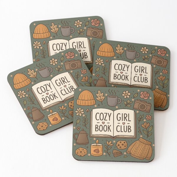 Item preview, Cozy Girl Book Club!! - Cozy Girl Book Club - Book Girl Club - Book-Loving Girl designed and sold by SoffyLee586.