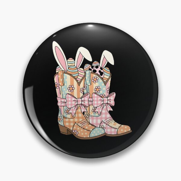 Item preview, Cowgirl Easter Bunny Boots designed and sold by KroghDs.