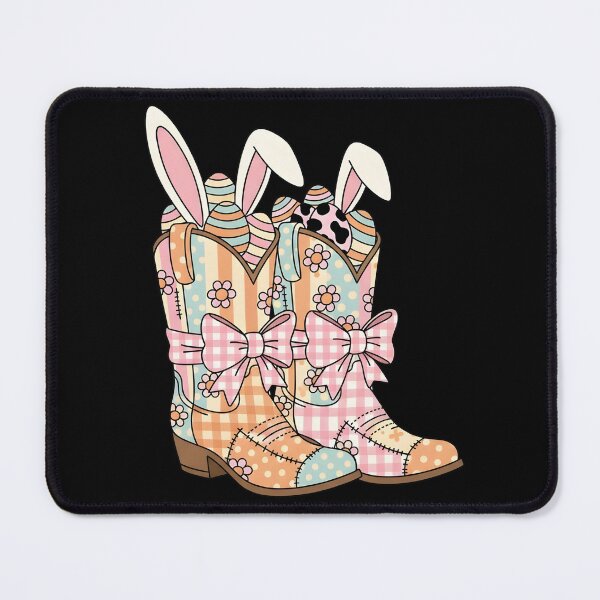 Item preview, Cowgirl Easter Bunny Boots designed and sold by KroghDs.