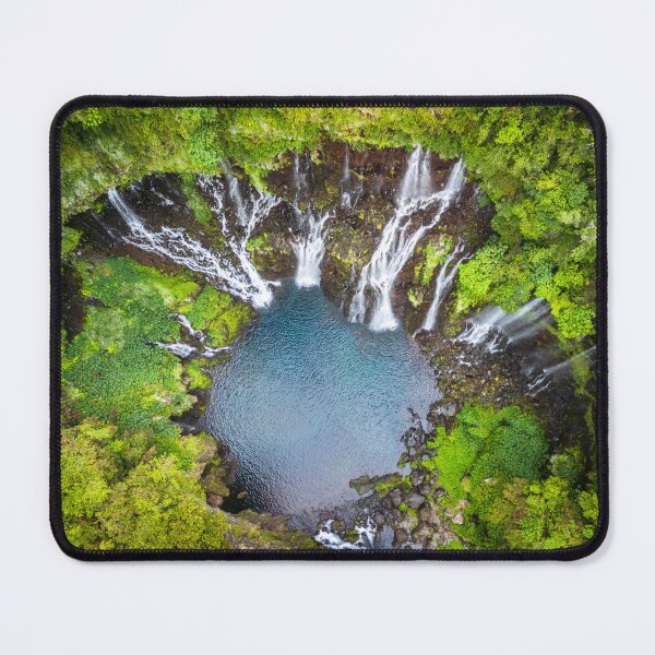 Item preview, Aerial view of the Grand Galet Waterfall in Langevin designed and sold by Gaël FONTAINE.