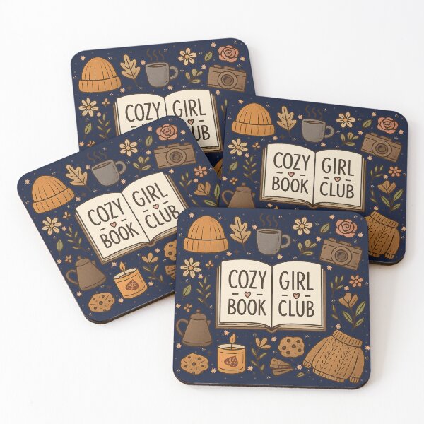 Item preview, Cozy Girl Book Club!! - Cozy Girl Book Club - Book Girl Club - Book-Loving Girl designed and sold by SoffyLee586.