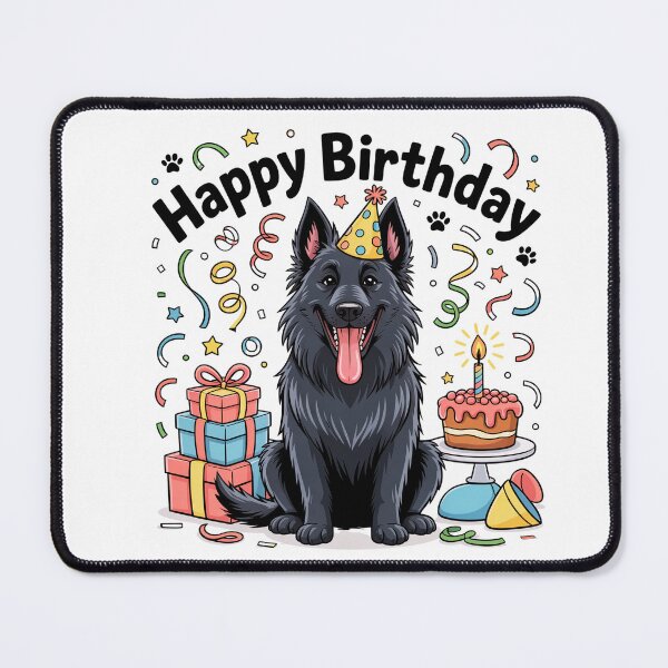 Item preview, Belgian Sheepdog Birthday designed and sold by TheAnimalZ00.