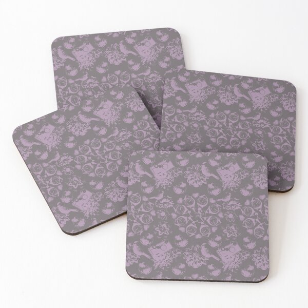 Item preview, Floral Travel Snapshots Clustered Mauve on Brown designed and sold by Digitalmyth's Designs.