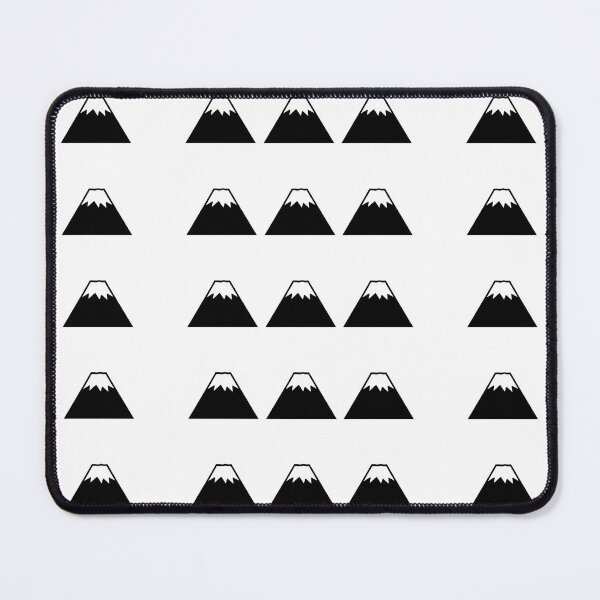 Item preview, Simple Japanese Logo - Three Mt. Fuji / Fujisan Silhouettes (black version) designed and sold by Studio-MiMi.