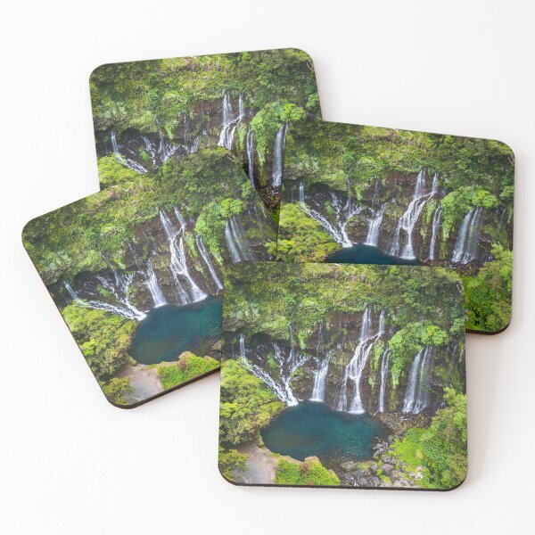 Item preview, Aerial view of the Grand Galet Waterfall in Langevin designed and sold by Gaël FONTAINE.