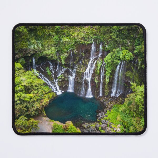 Item preview, Aerial view of the Grand Galet Waterfall in Langevin designed and sold by Gaël FONTAINE.