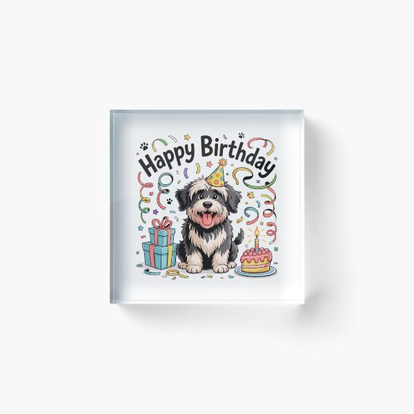Item preview, Bergamasco Sheepdog Birthday designed and sold by TheAnimalZ00.