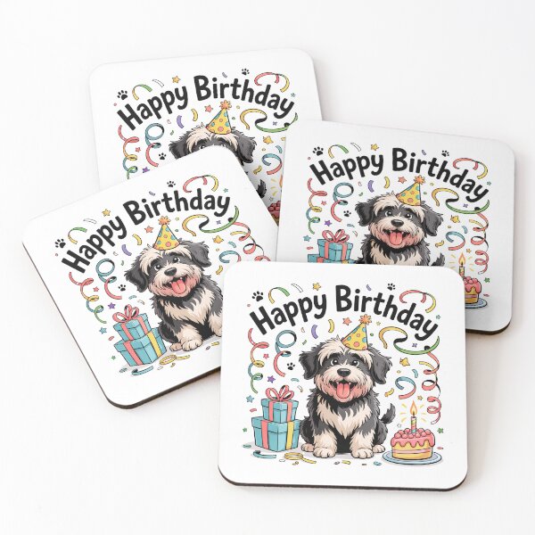 Item preview, Bergamasco Sheepdog Birthday designed and sold by TheAnimalZ00.