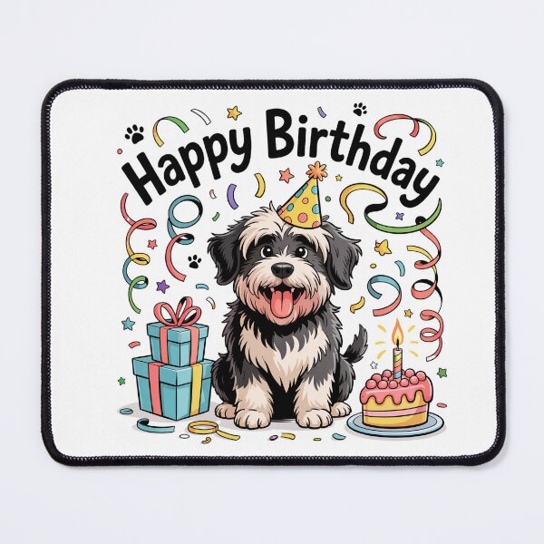 Item preview, Bergamasco Sheepdog Birthday designed and sold by TheAnimalZ00.