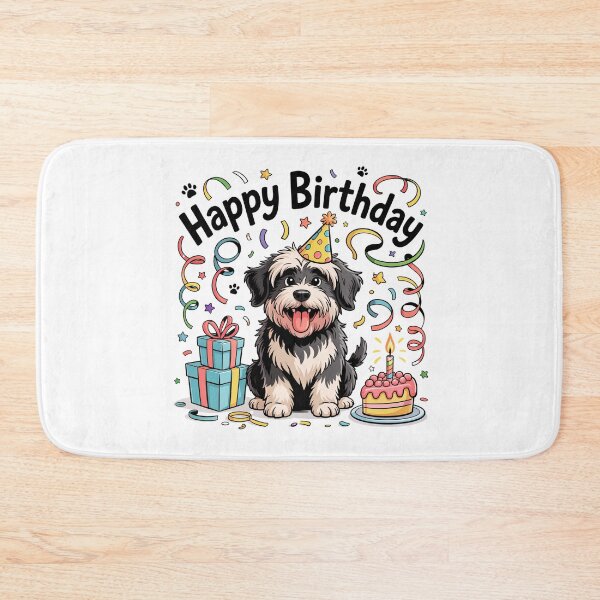 Item preview, Bergamasco Sheepdog Birthday designed and sold by TheAnimalZ00.