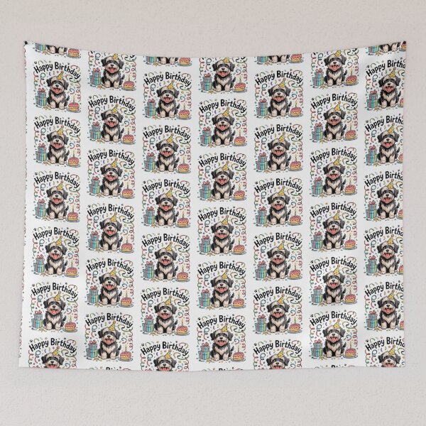 Item preview, Bergamasco Sheepdog Birthday designed and sold by TheAnimalZ00.