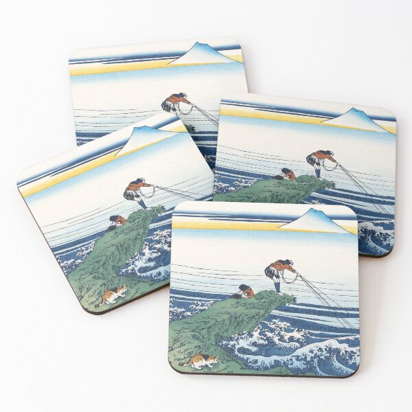 Item preview, Fishing at Kajikazawa… and the Curious Cat designed and sold by Ocelot-T.