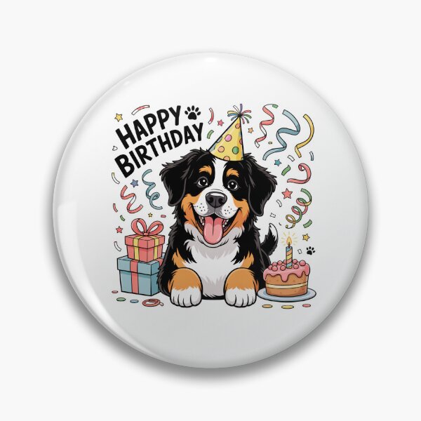 Item preview, Bernese Mountain Dog Birthday designed and sold by TheAnimalZ00.