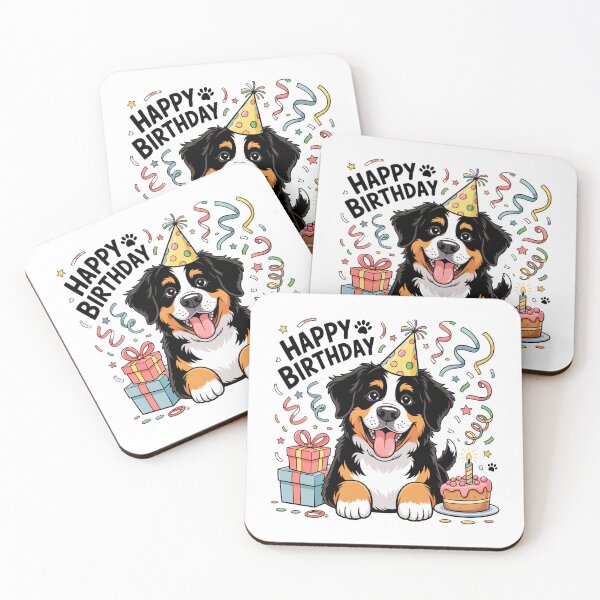 Item preview, Bernese Mountain Dog Birthday designed and sold by TheAnimalZ00.