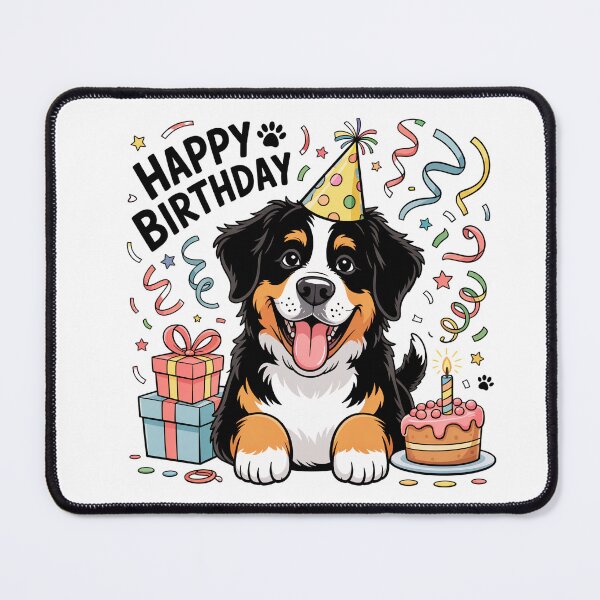 Item preview, Bernese Mountain Dog Birthday designed and sold by TheAnimalZ00.