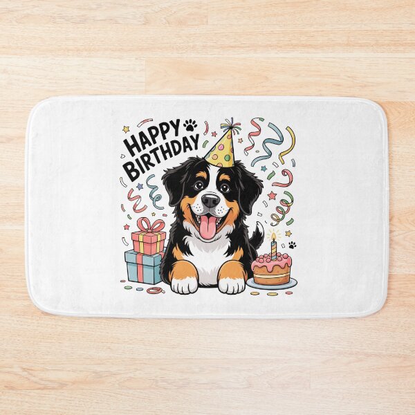 Item preview, Bernese Mountain Dog Birthday designed and sold by TheAnimalZ00.