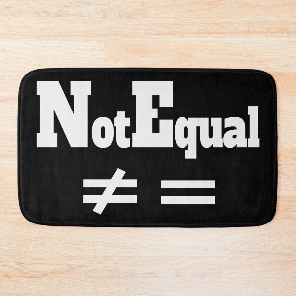 Item preview, Not Equal | Minimalist Typography Edition designed and sold by NotEqualOfficial.