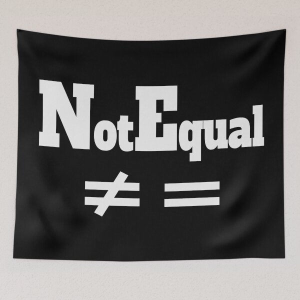 Item preview, Not Equal | Minimalist Typography Edition designed and sold by NotEqualOfficial.