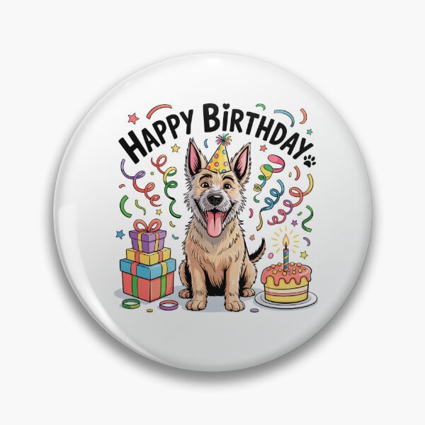 Item preview, Berger Picard Birthday designed and sold by TheAnimalZ00.