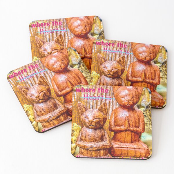 Item preview, Home Is Where the Nervous System Feels Safe – Meditating Cat Art designed and sold by aadventures.
