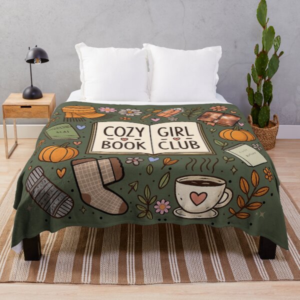 Item preview, Cozy Girl Book Club!! - Cozy Girl Book Club - Book Girl Club - Book-Loving Girl designed and sold by SoffyLee586.
