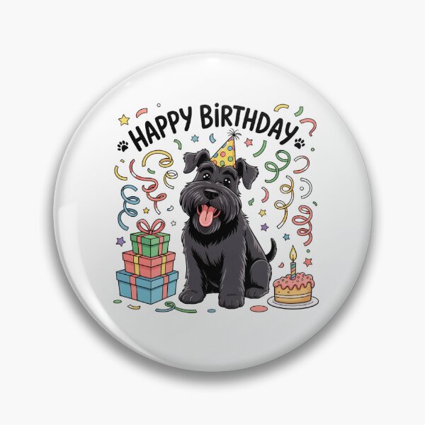 Item preview, Black Russian Terrier Birthday designed and sold by TheAnimalZ00.