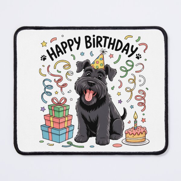 Item preview, Black Russian Terrier Birthday designed and sold by TheAnimalZ00.