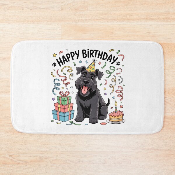 Item preview, Black Russian Terrier Birthday designed and sold by TheAnimalZ00.