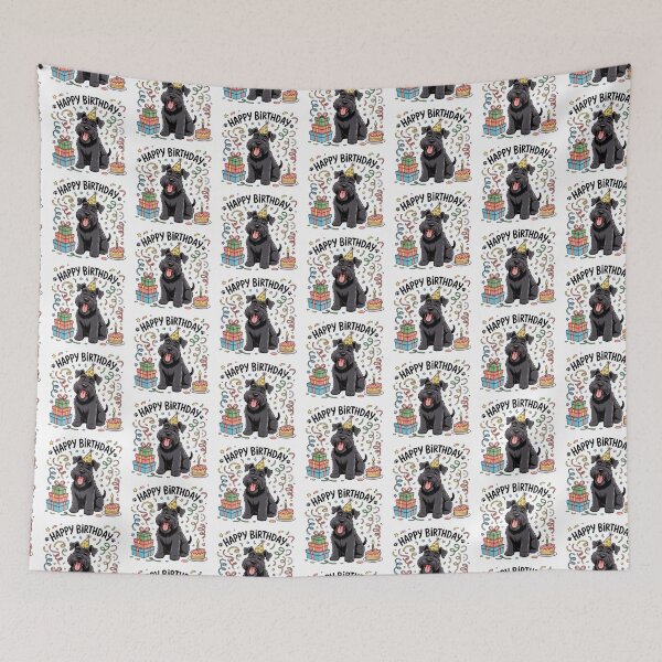 Item preview, Black Russian Terrier Birthday designed and sold by TheAnimalZ00.