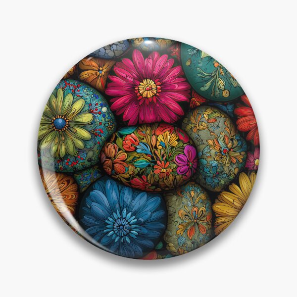 Artikelvorschau, Bunte Blumensteine entworfen und verkauft von JPugliese.