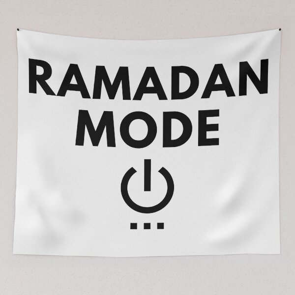 Item preview, Ramadan Mode On – Funny Muslim Ramadan Quote | Islamic Crescent Moon Fasting Design designed and sold by Teetreasure2.