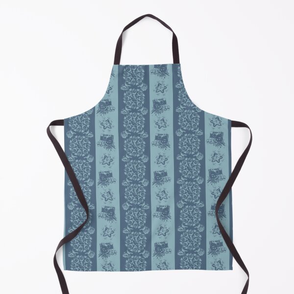 Item preview, Floral Travel Snapshots Striped Light & Dark Teal designed and sold by Digitalmyth's Designs.