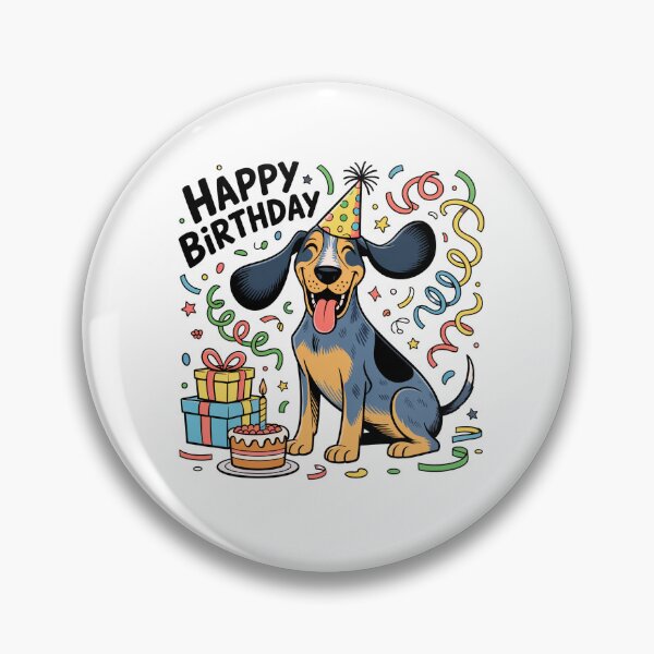 Item preview, Bluetick Coonhound Birthday designed and sold by TheAnimalZ00.