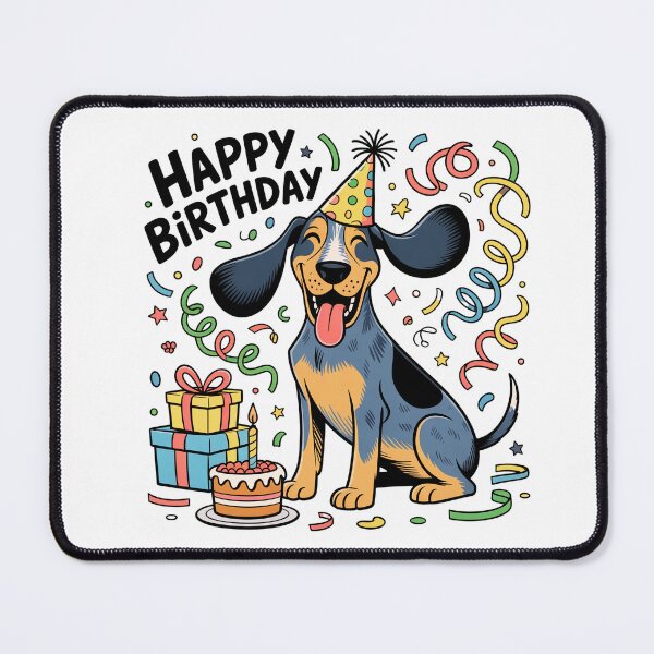 Item preview, Bluetick Coonhound Birthday designed and sold by TheAnimalZ00.